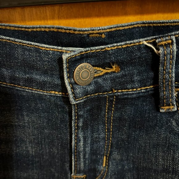 Old Navy Denim Shorts Jean Boyfriend Raw Hem 2 - Picture 8 of 13